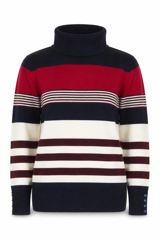 Womens UK Size L Isle Multicoloured Pullover Jumper