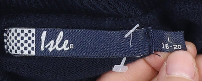 Womens UK Size L Isle Multicoloured Pullover Jumper