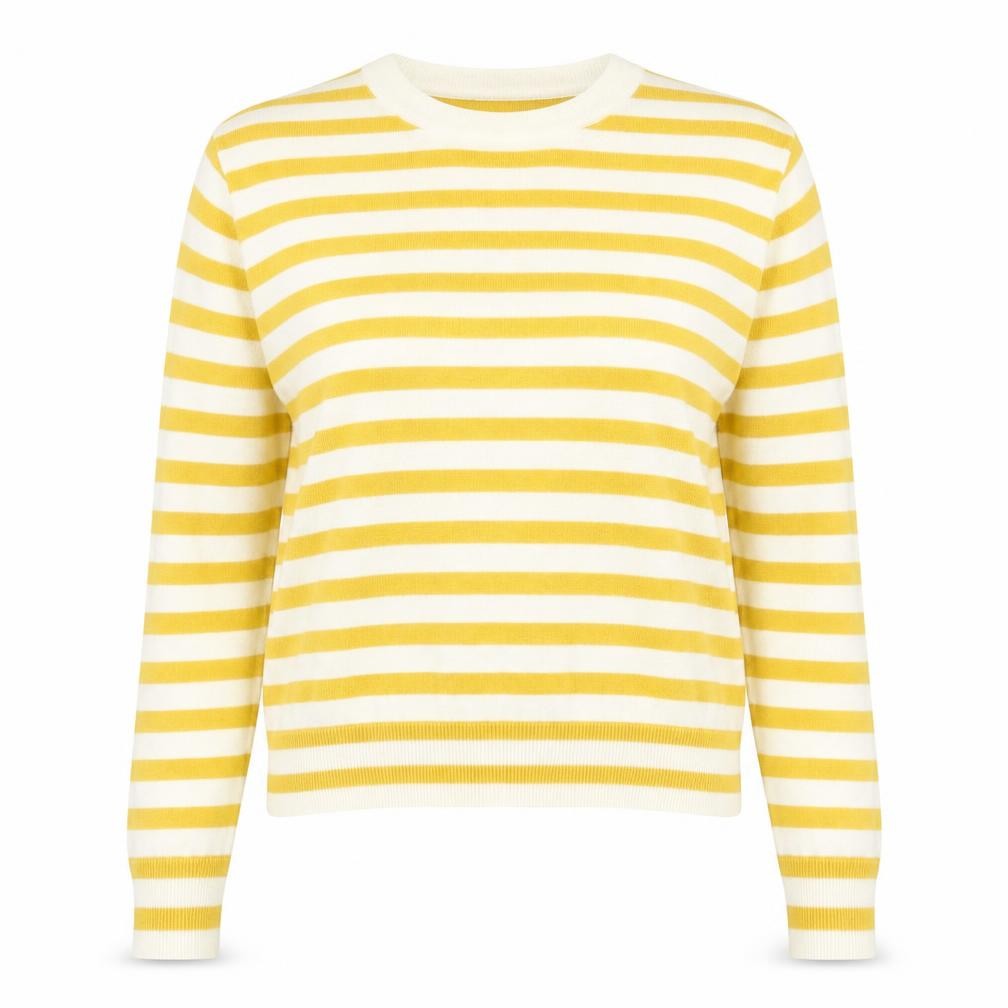 Womens UK Size S Zara Yellow Pullover Jumper