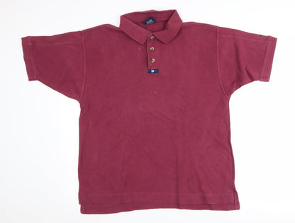 Donnay Men's Red Large Polo Shirt