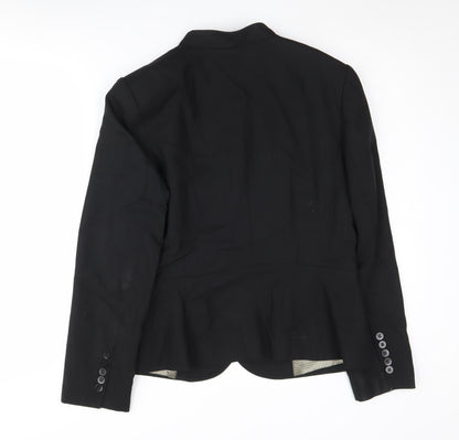 Austin Reed Black Wool Blazer Women Size 12