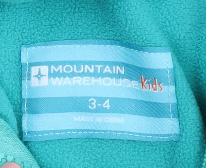 Mountain Warehouse Girls Green 3-4 Years Puffer Jacket