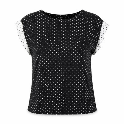 Womens UK Size 12 Laura Ashley Black Basic Blouse
