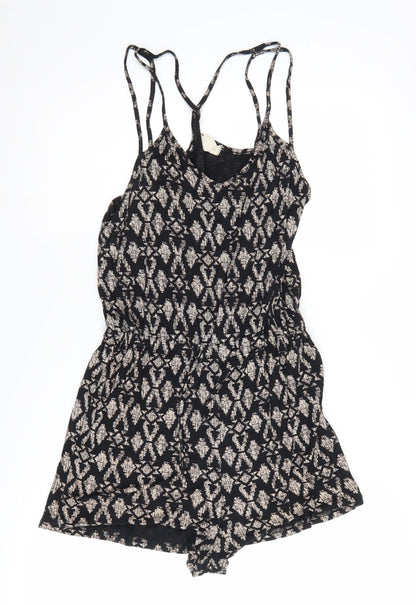 Staring at Stars Women's XS Black Geometric Playsuit