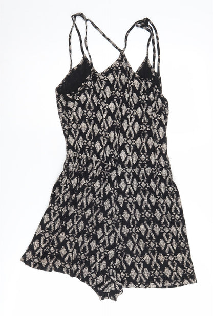 Staring at Stars Women's XS Black Geometric Playsuit