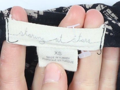 Staring at Stars Women's XS Black Geometric Playsuit