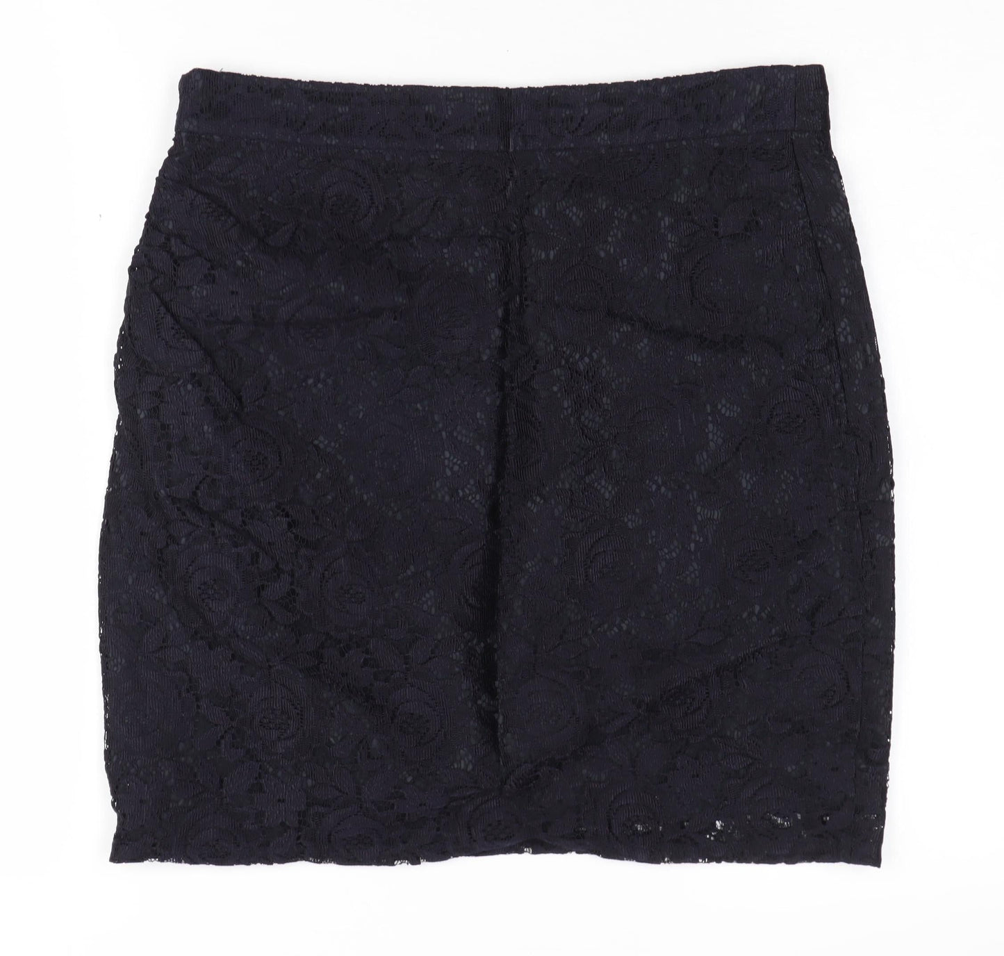 Reiss Women’s Black Lace Pencil Skirt Size 10