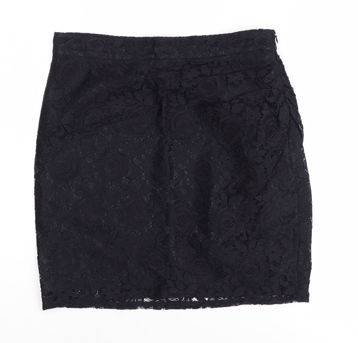 Reiss Women’s Black Lace Pencil Skirt Size 10
