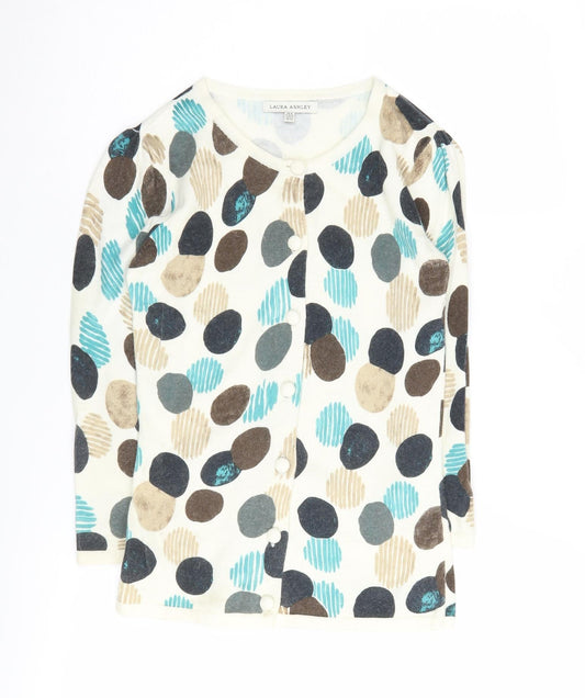 Laura Ashley Women's Multicoloured Cardigan Size 8