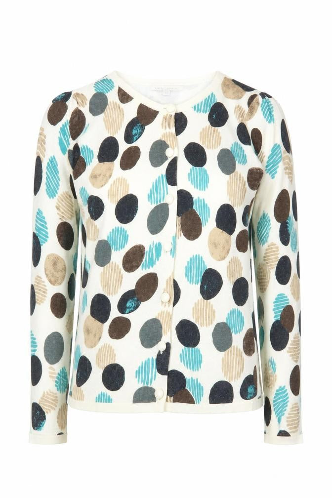 Womens UK Size 8 Laura Ashley Multicoloured Cardigan Jumper