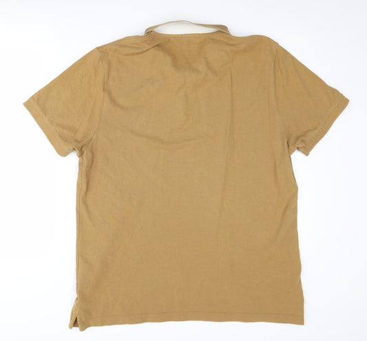 s.Oliver Men's Brown Polo Shirt XL