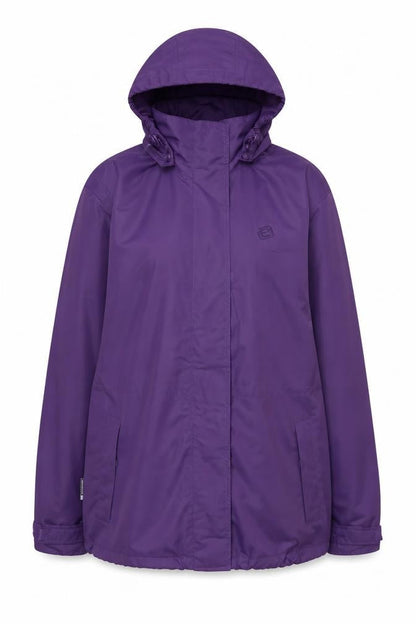 Womens UK Size 14 Mountain Essentials Purple Parka Coat