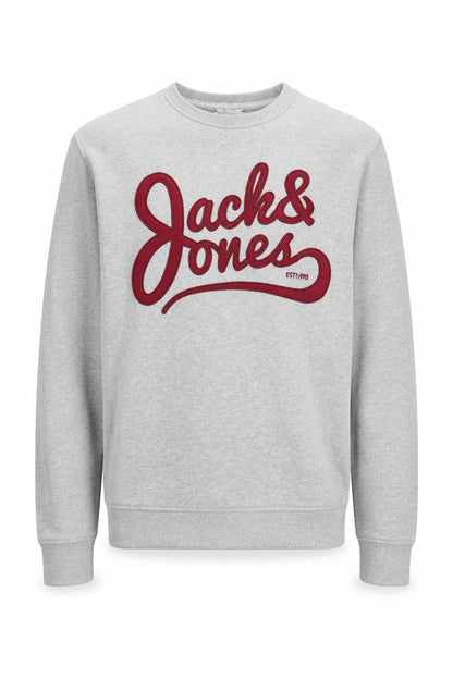 Mens UK Size S JACK & JONES Grey Pullover Sweatshirt