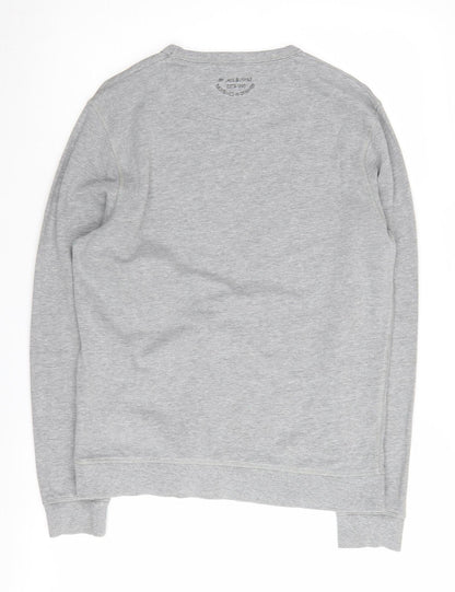 Mens UK Size S JACK & JONES Grey Pullover Sweatshirt