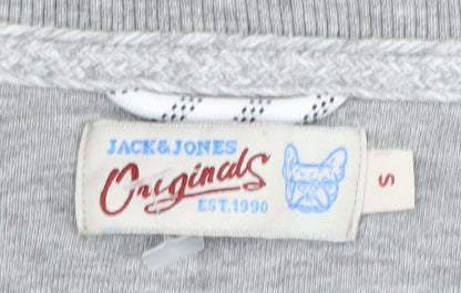 Mens UK Size S JACK & JONES Grey Pullover Sweatshirt