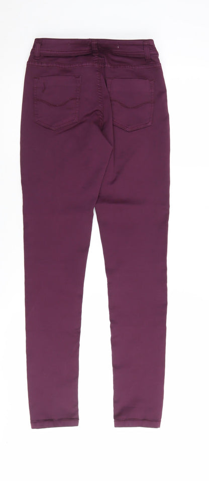 Womens UK Size 6 Joules Slim Fit Skinny Purple Jeans