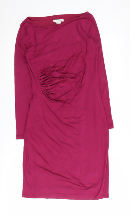 Boden Women's Pink Sheath Dress Size 12