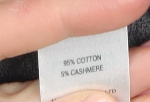 Jeff Banks Men's Grey V-Neck Pullover Jumper M