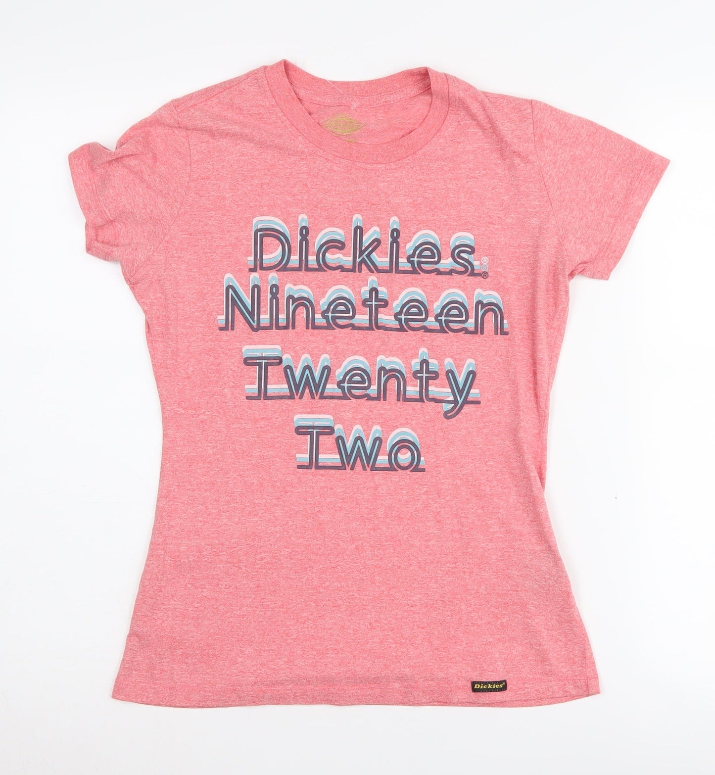 Womens UK Size M Dickies Pink Basic T-Shirt