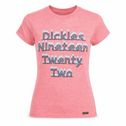 Womens UK Size M Dickies Pink Basic T-Shirt