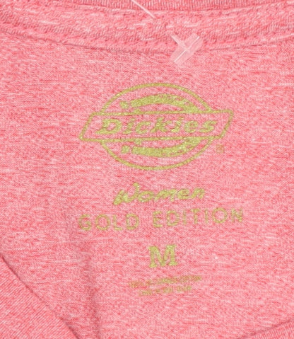 Womens UK Size M Dickies Pink Basic T-Shirt