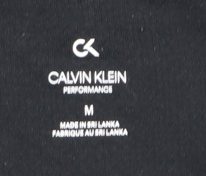 Womens UK Size M Calvin Klein Black Pullover Sweatshirt