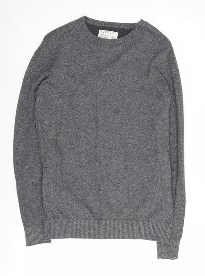 Jack & Jones Men's Grey Small Pullover Jumper