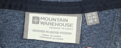 Womens UK Size 12 Mountain Warehouse Blue Pullover Sweatshirt