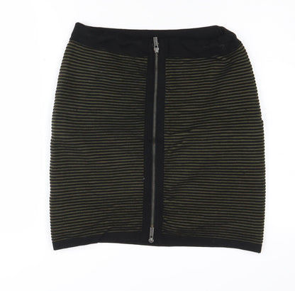 Banana Republic Women's Green Striped Skirt M