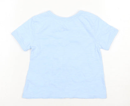 Gap Girls Blue Graphic T-Shirt 2-3 Years