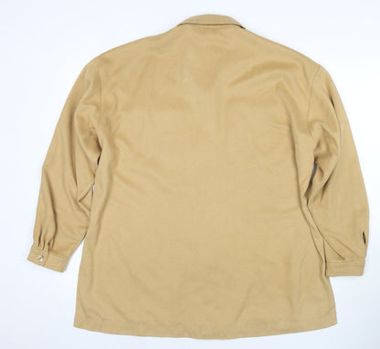 Womens UK Size 12 Wallis Beige  Button-Up