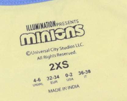 Universal Studios Women's Yellow 4-6 Minions Camisole