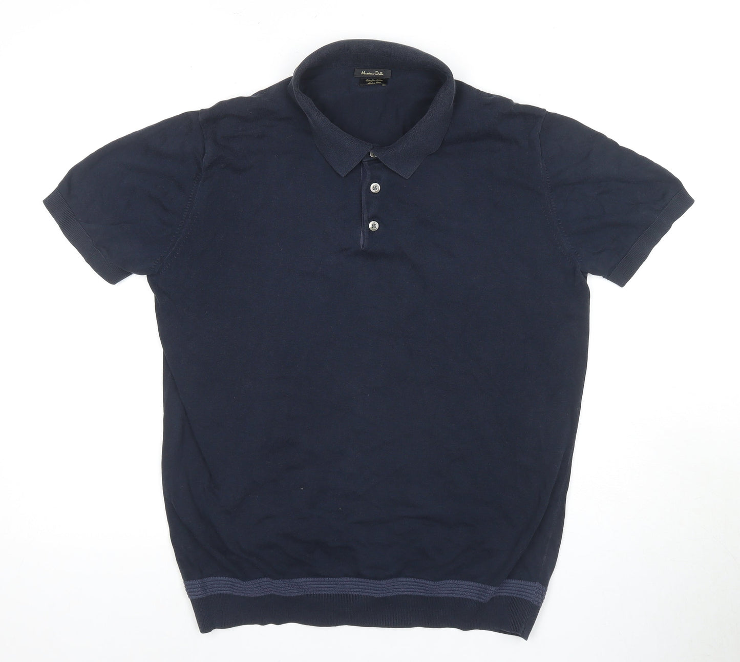 Maison du Polo Blue Men's Polo Shirt L, Casual Classic