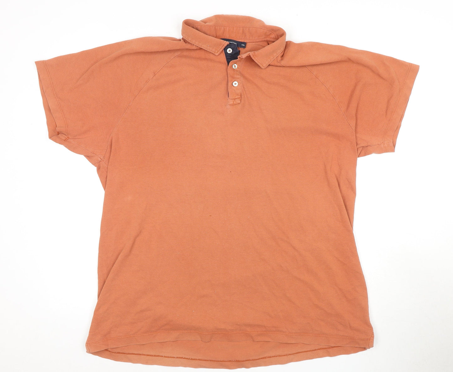 French Connection Men's Orange 2XL Polo Shirt