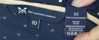 J.Crew Women's Blue Fit & Flare Dress Size 10