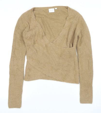 Womens UK Size S VILA Beige Pullover Jumper