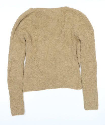 Womens UK Size S VILA Beige Pullover Jumper
