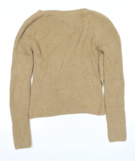 Womens UK Size S VILA Beige Pullover Jumper