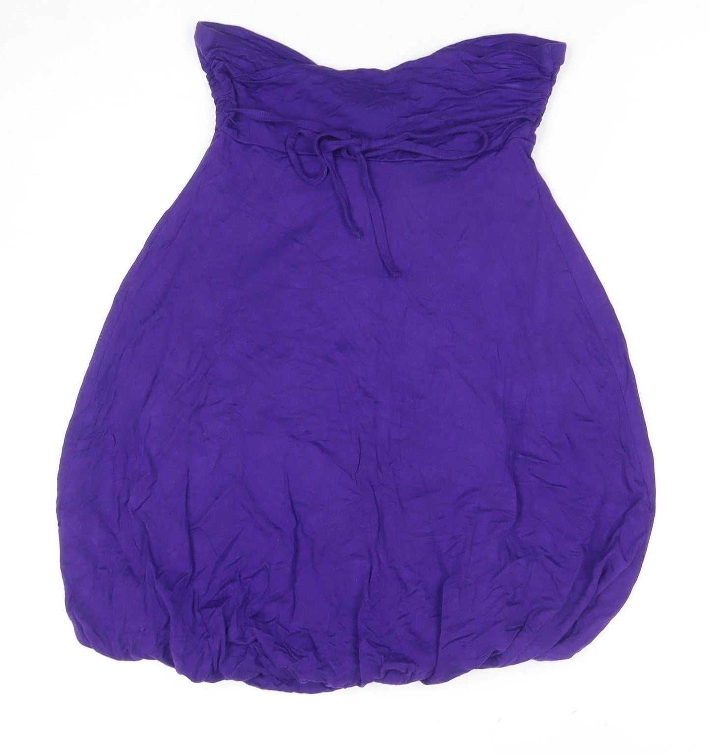 Jane Norman Women's Purple A-Line Strapless Dress Size 10