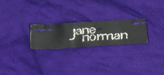 Jane Norman Women's Purple A-Line Strapless Dress Size 10