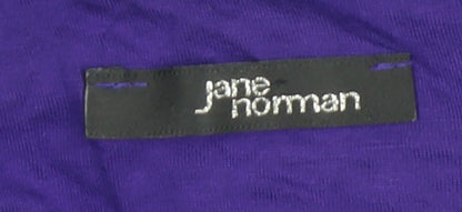 Jane Norman Women's Purple A-Line Strapless Dress Size 10