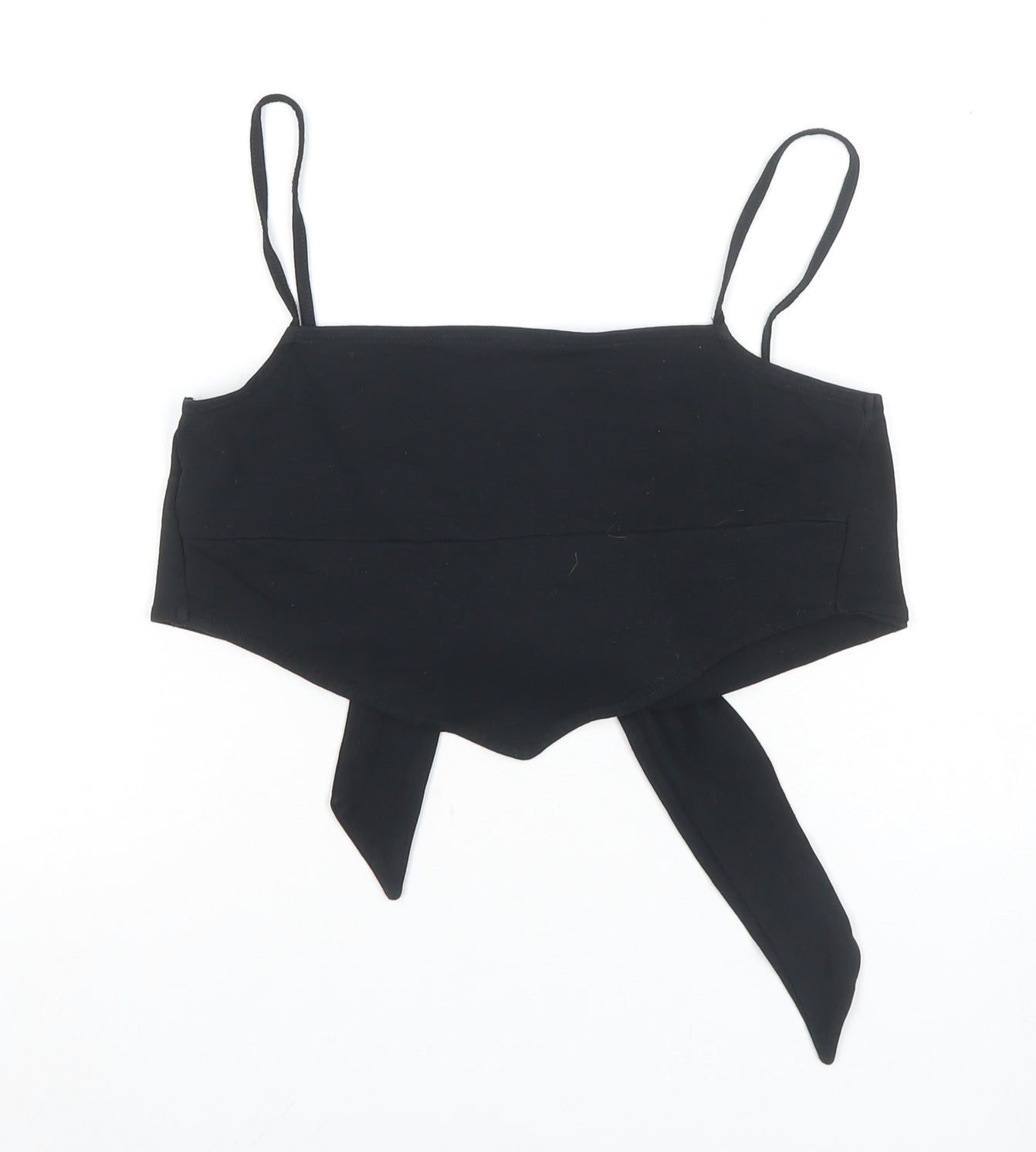 Womens UK Size 4 ASOS DESIGN Black Camisole Tank
