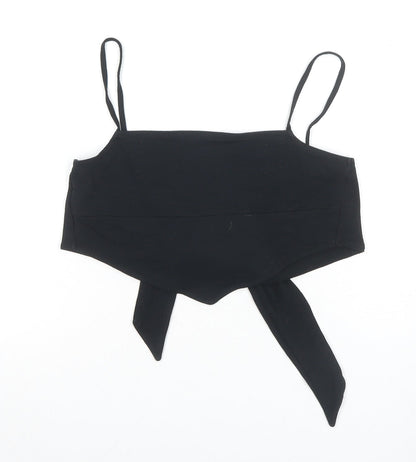 Womens UK Size 4 ASOS DESIGN Black Camisole Tank