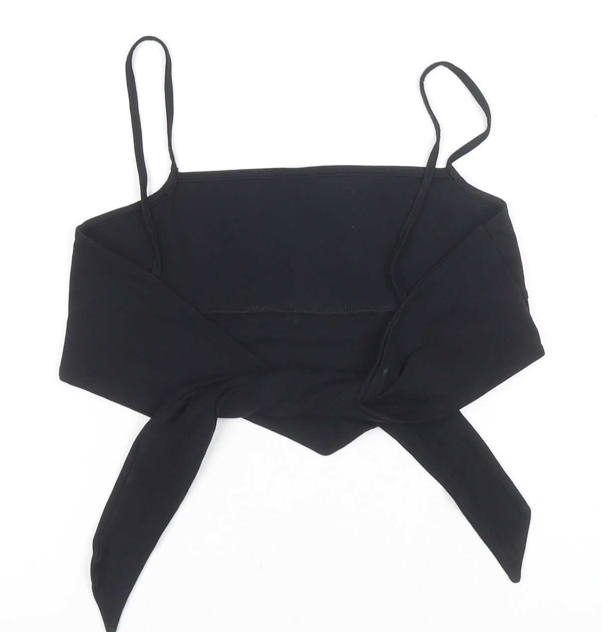 Womens UK Size 4 ASOS DESIGN Black Camisole Tank