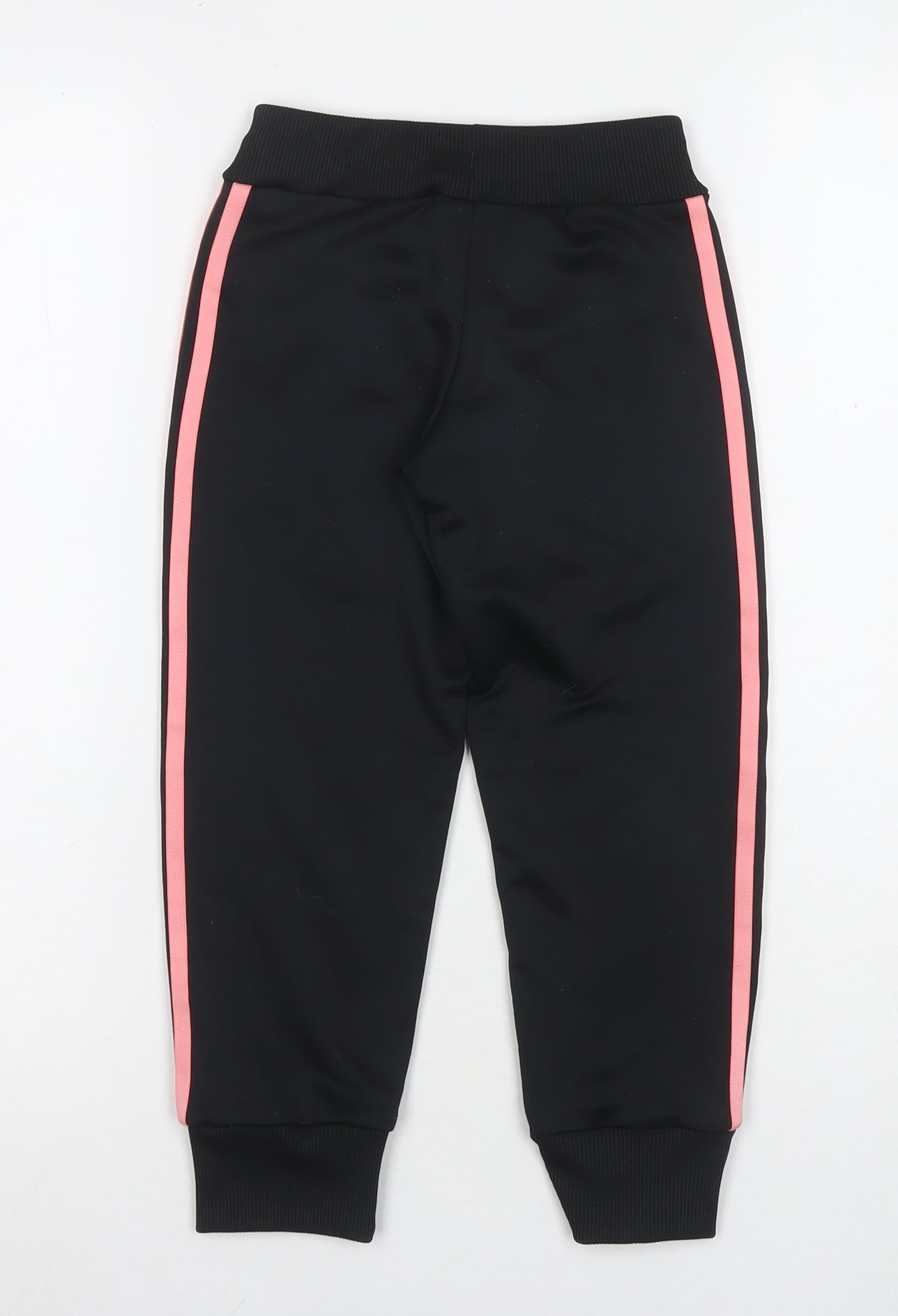 Adidas Girls Black Jogger Trousers 5-6 Years