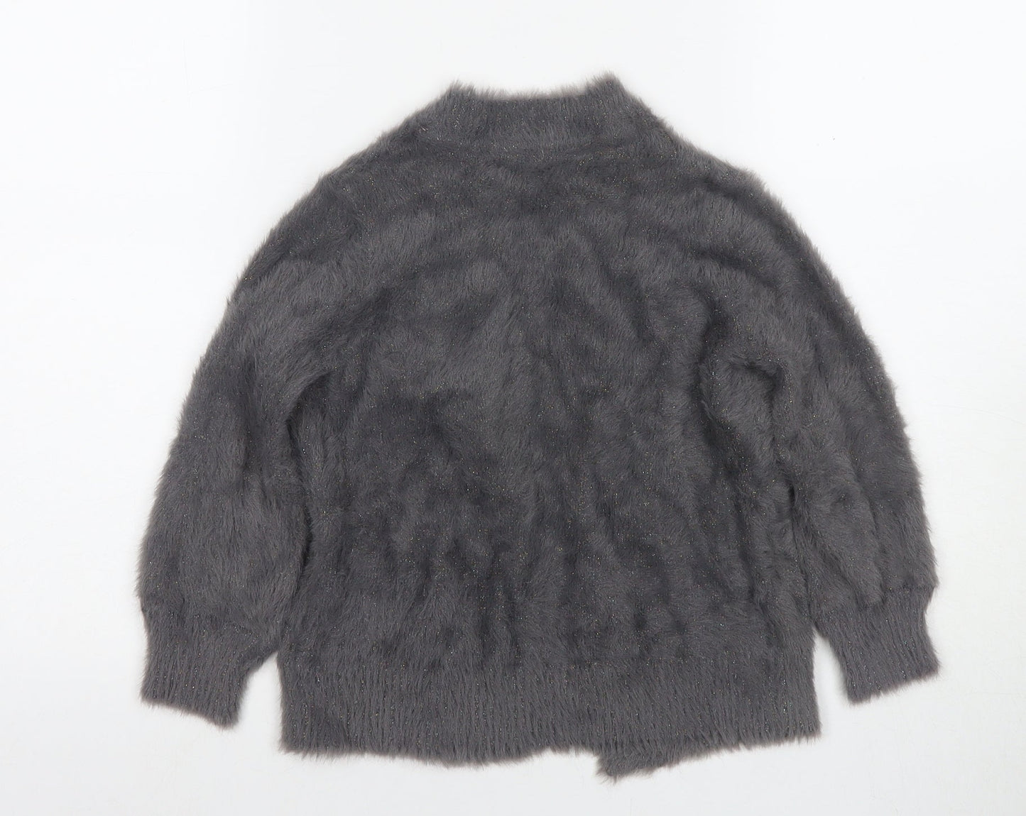 Next Girls Grey Cardigan 6 Years - Sparkly Long Sleeve