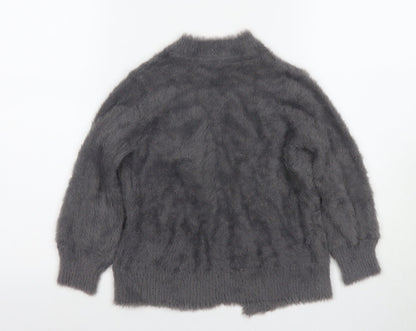 Next Girls Grey Cardigan 6 Years - Sparkly Long Sleeve