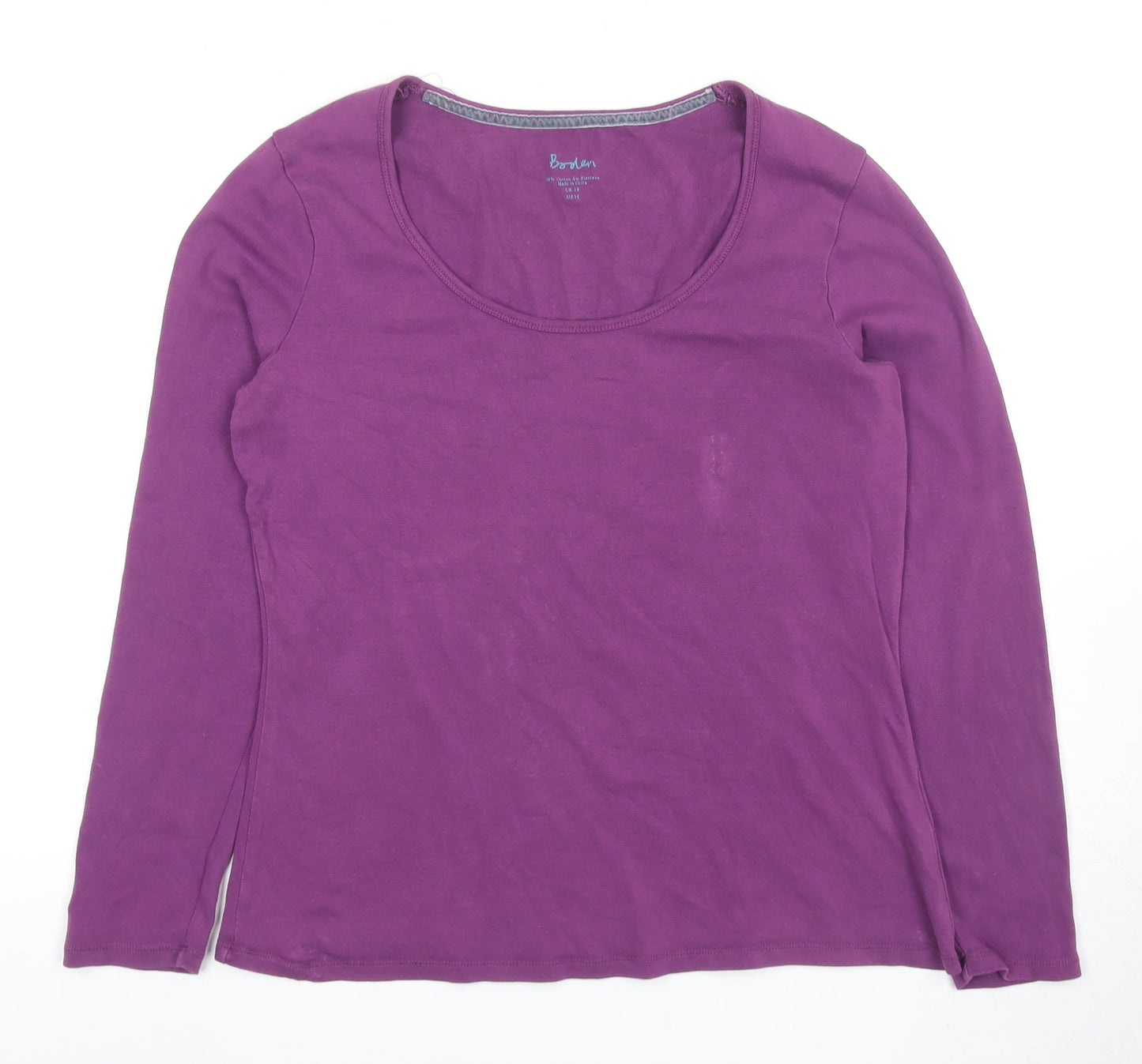 Boden Women's Purple Long Sleeve T-Shirt Size 18