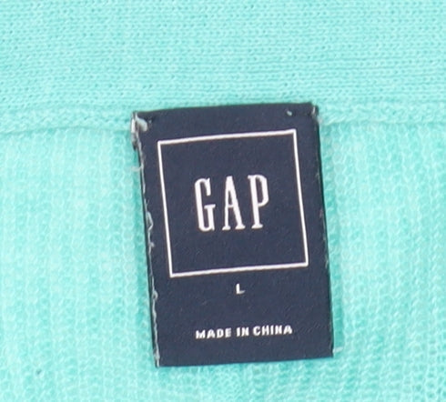 GAP Women's Green Cardigan - L, Lightweight, Casual