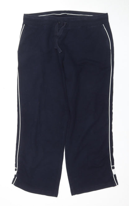 Marks and Spencer Women's Blue Track Pants Size 16